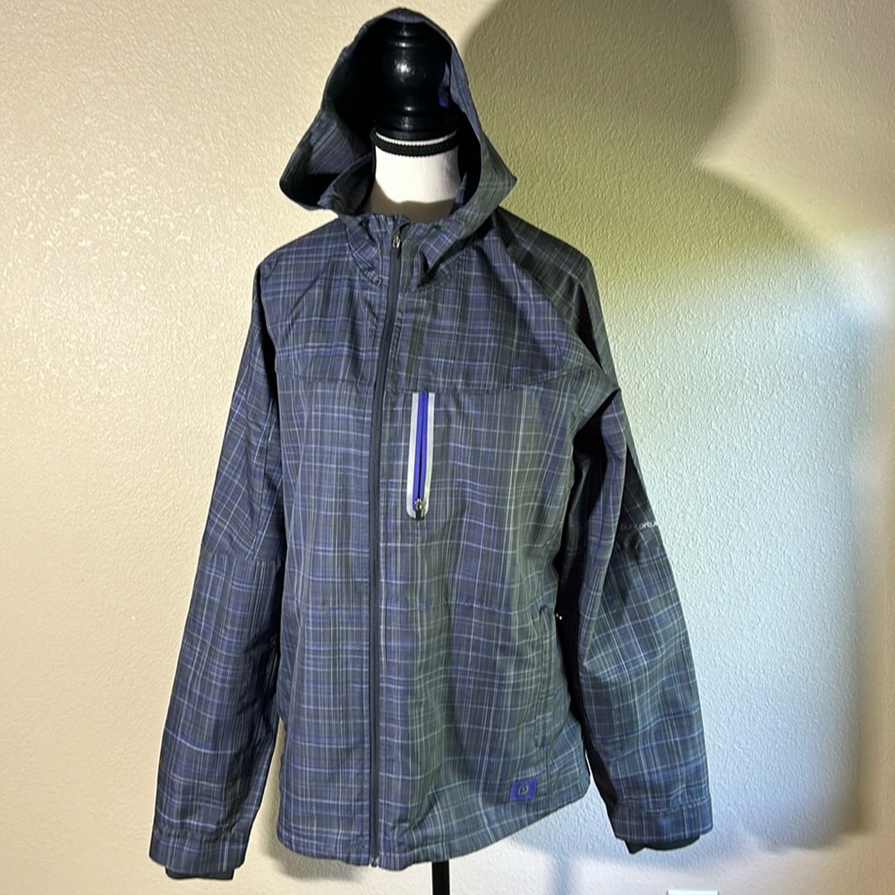 Women's Brooks Pure Project gray and purple running wind breaker Size me…